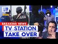 Armed Men Take Over TV Station Broadcast In Ecuador 9 News Australia