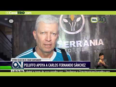 Peluffo apoya a Carlos Fernando Sánchez