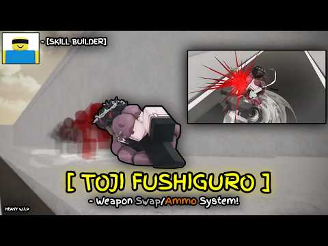 *TOJI FUSHIGURO* Moveset in the NEW JJS UPDATE [SKILL BUILDER + WIP]