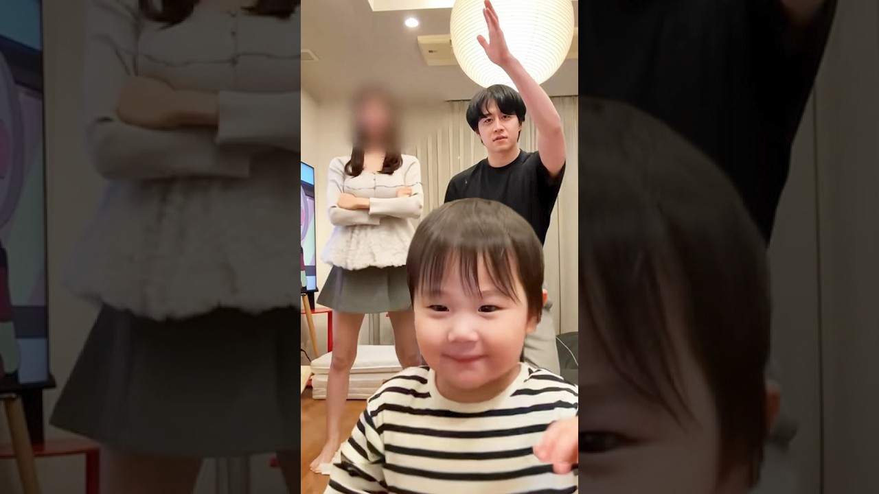 家族で本気ダンスしたらみにっく過去一かわいい #shorts