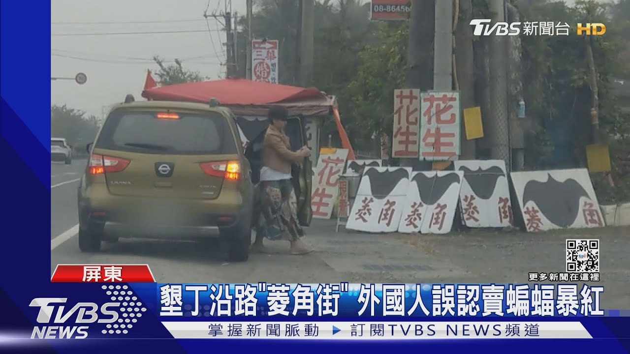 公路局勸離賣「蝙蝠」! 往墾丁「菱角一條街」消失不見