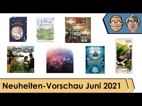 Neue Brettspiele im Verkauf und Lieferung bei Kickstarter - Juni 2021