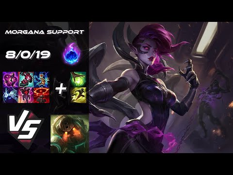 SUPPORT Morgana vs Nautilus - NA Grandmaster Patch 25.20