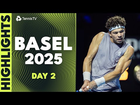 Shelton Match Point Drama, Fonseca vs Mpetshi Perricard & More Feature | Basel 2025 Highlights Day 2
