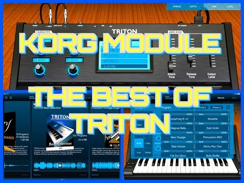Korg MODULE, TRITON Best Of Sound Pack, BIG Soundtest for iPad