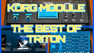 Korg MODULE, TRITON Best Of Sound Pack, BIG Soundtest for iPad