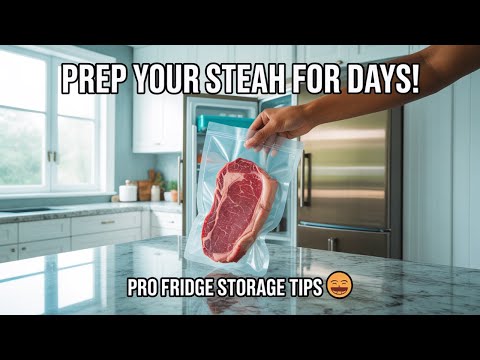 Keep Your Steak Fresh for Days | Easy Fridge Storage Tips!