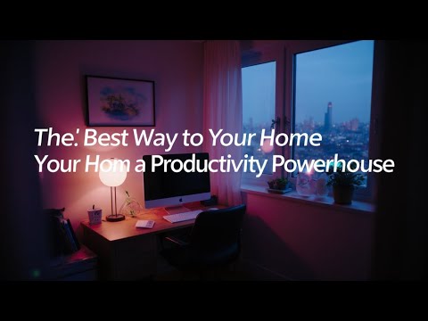 The Best Ways to Make Your Home a Productivity Powerhouse