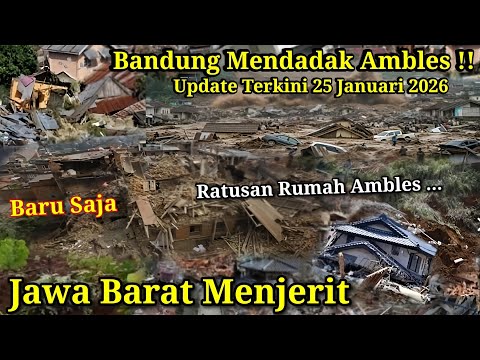 REKAMAN VIDEO ASLI DETIK² LONGSOR BESAR CISARUA,LONGSOR CISARUA TERKINI,LONGSOR TERBESAR BANDUNG