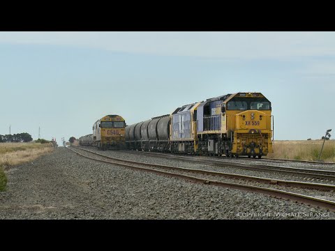 7731V Grain Train Diesel Locomotive Swap (15/12/2020) - PoathTV Australian Railways
