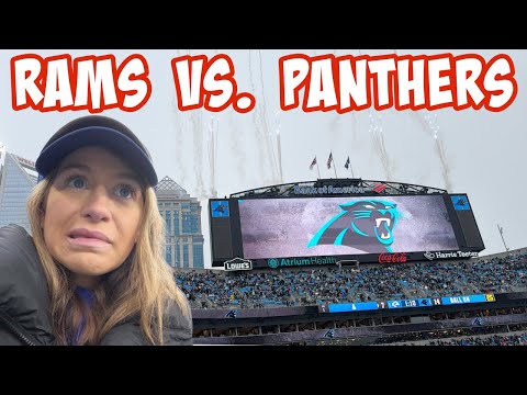 First Time at Bank of America Stadium for Rams vs. Panthers! Charlotte, NC