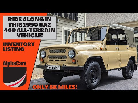Only 8K Miles! 1990 UAZ-469 7-Passenger! Unmodified, Original Paint, No Rust & Mechanically Sound!