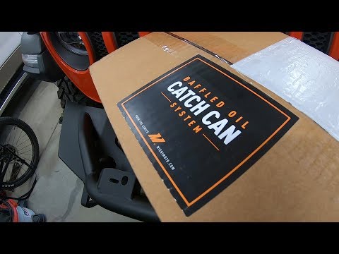 Installing the new Mishimoto 2.0L catch can in the JL