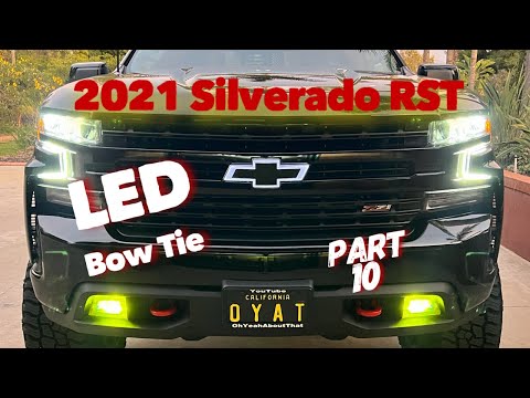 2021 Chevy Silverado (part ten): adding LED bowtie (glowtie)