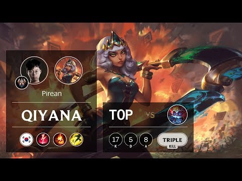 Qiyana Top vs Heimerdinger - KR Challenger Patch 9.22