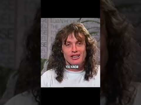 Angus Young on AC/DC's Insane Performances 🍫 #edit #musicedit #acdc