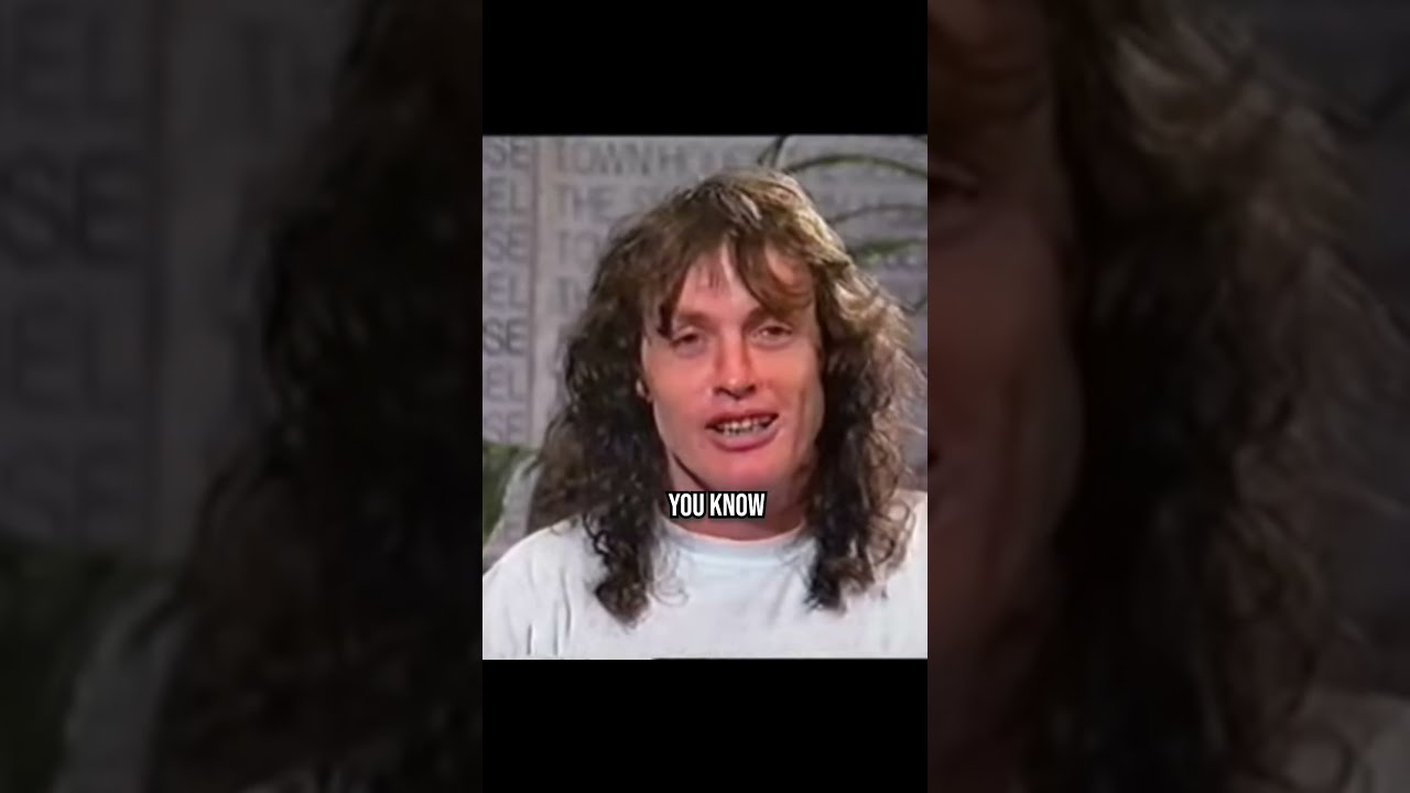 Angus Young on AC/DC's Insane Performances 🍫 #edit #musicedit #acdc