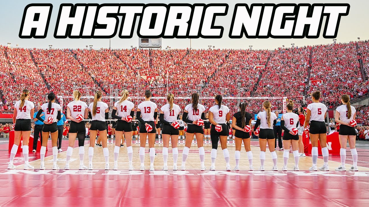 🚨 Nebraska volleyball sets NEW WORLD RECORD 🚨 Playing in front of 92,003 people! | SportsCenter