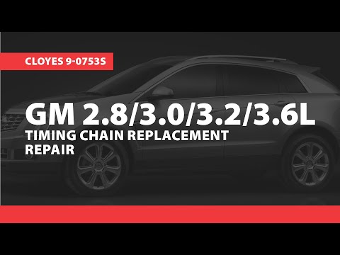 GM 2.8/3.0/3.2/3.6L Timing Chain Replacement Repair, Cloyes 9-0753S
