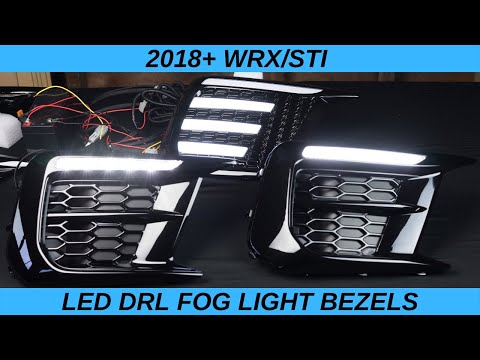 2018-2021 SUBARU WRX & STI LED DRL Bezel Options Overview and Comparison (SP3C BUiLT + JDM)