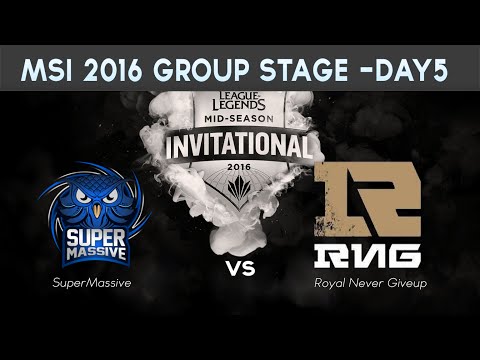 EPIC | SUP vs RNG - MSI 2016 -League of legend