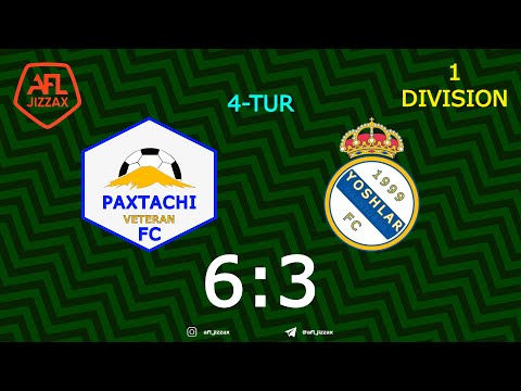 1-division. 4-tur PAXTACHI-V - YOSHLAR 6:3 (11.04.2021)