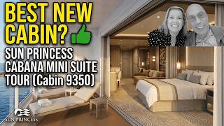 Sun Princess Cabana Mini Suite Tour (Cabin 9350) | Is This Princess’ BEST New Cabin?