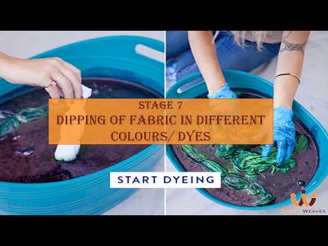 The Process Of Creating Bandhani Products