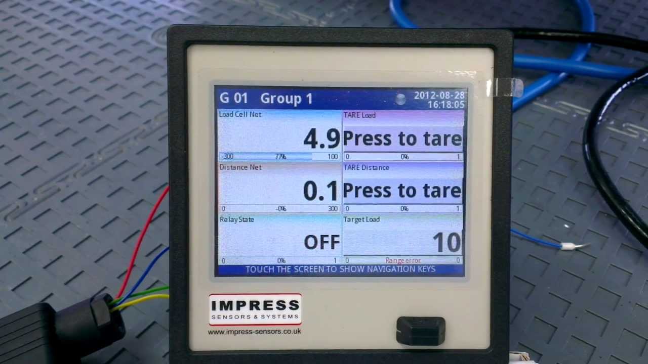 CMC-99 with Autozero buttons and target set point for solid state relays