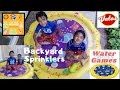 Backyard Sprinkler With VATOS Sprinkle And Splash Mat