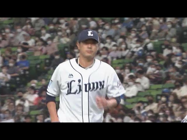 【1回表】ライオンズ・内海哲也 初回を3者凡退に抑えるピッチング!! 2022年5月7日 埼玉西武ライオンズ 対 北海道日本ハムファイターズ