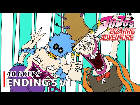 JoJo's Bizarre Adventure - Ending 5 v1 [4K 60FPS | Creditless | CC]