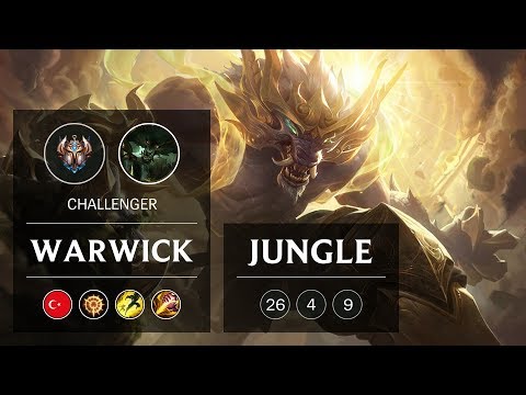 Warwick Jungle vs Kha'Zix - TR Challenger Patch 8.24