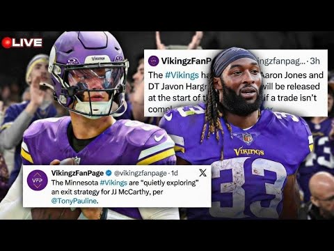 Aaron Jones will be Released & JJ McCarthy being shopped? | GET VOCAL!