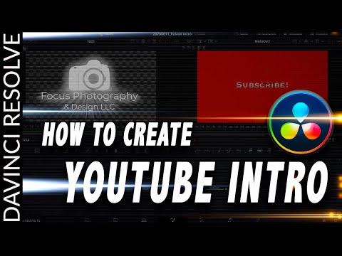 How to Make a YOUTUBE VIDEO INTRO in DaVinci Resolve 16 | Tutorial
