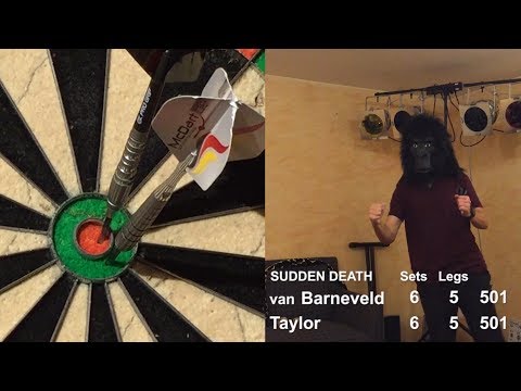 SUDDEN DEATH LEG - PDC World Darts Championship 2007 - Gorilla Darts as van Barneveld