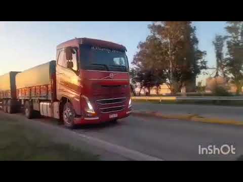 CAMIONES EN RN19 , SAN FRNCISCO , CORDOBA , ARGENTINA , VIDEO 201