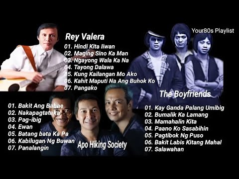 REY VALERA, THE BOYFRIENDS AND APO HIKING SOCIETY GREATEST HITS COLLECTION