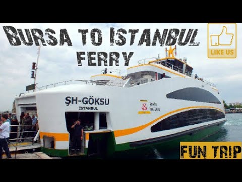 Vivendo na Turquia Vlog | Viagem de balsa de Bursa até Istambul | Yuaw Vlog