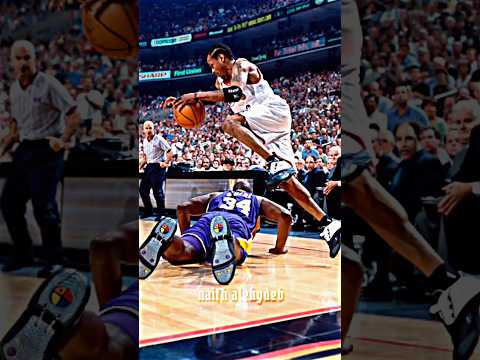 The only PLAYER who can DEFEND Iverson so hard🥶 #shorts