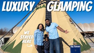 LUXURY GLAMPING TIPI & WAGON! Full Tour! Oklahoma city | Orr Family Farm