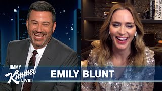 Emily Blunt on Her Kids Having English Accents, Christopher Walken &amp; Top 3 Christmas Songs