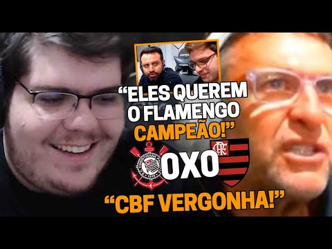 CASIMIRO REAGE: RÁDIO CRAQUE NETO - CORINTHIANS X FLAMENGO - COPA DO BRASIL 2022 |Cortes do Casimito