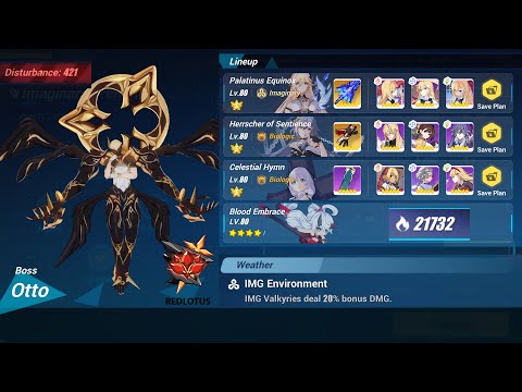 HI3 SEA - EX Abyss Red Lotus: False God Otto 421D 732 pts | PE (Palatinus Equinox)