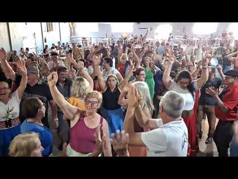 Muita alegria nos idosos de Rio Bonito do Iguaçu no Paraná(com marcos e margarida)