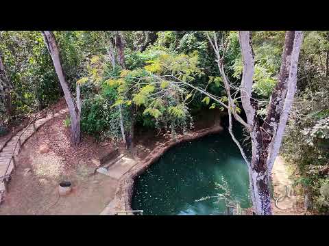 Cachoeira De Cristal do Park Santa Branca - Terezópolis-Go. Imagens feitas com Drone DJI Neo/Celular