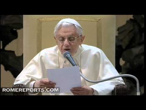 Benedicto XVI explica en qué consiste la Semana por la Unidad de los Cristianos