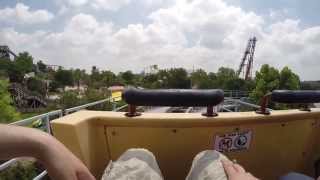 preview picture of video 'Six Flags Fiesta Texas - Road Runner Express (GoPro, 2014)'