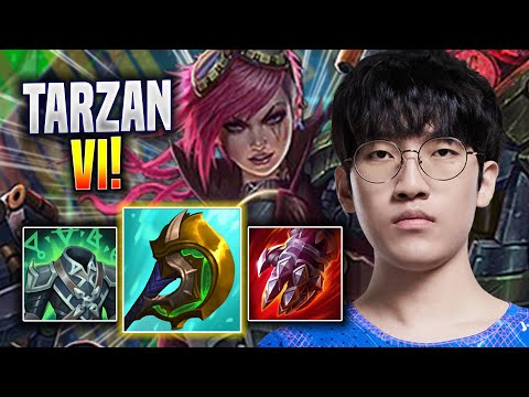 TARZAN IS A BEAST WITH VI! - LNG Tarzan Plays Vi JUNGLE vs Lee Sin! | Season 2022