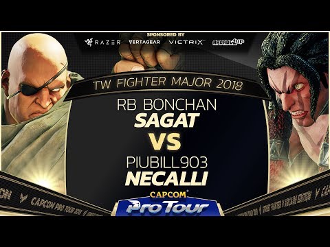 RB Bonchan (Sagat) vs PiuuBill903 (Necalli) - TW Fighter Major 2018 Day 2 Pools - SFV - CPT 2018